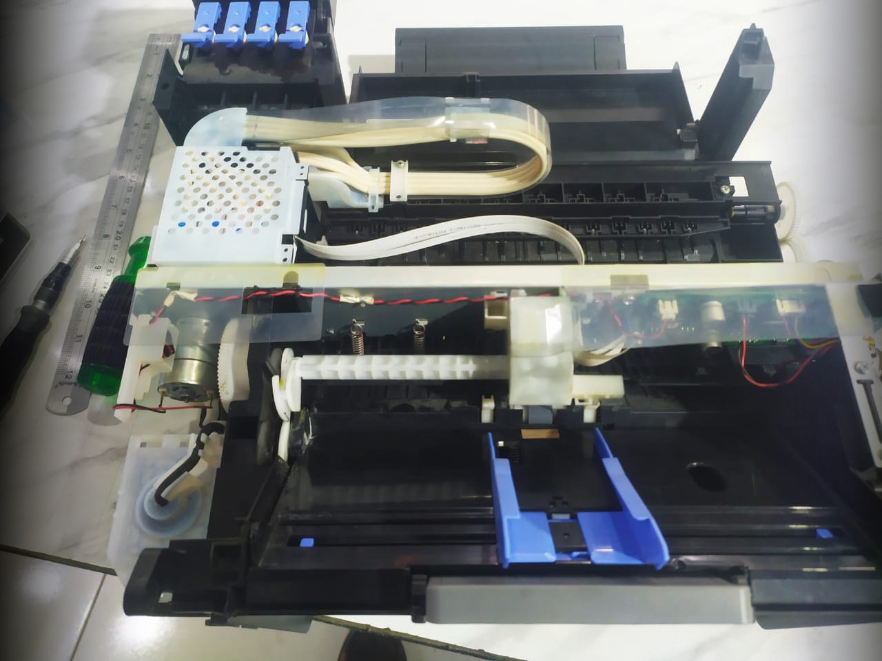 Ilustrasi perawatan printer